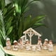 thumbnail image 5 of 12 figuras navideñas del Nacimiento de Jesús, escena del pesebre, escultura en miniatura, decoración coleccionable para inauguración de casa o, 5 of 8