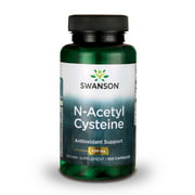 Swanson N-Acetyl Cysteine (NAC) Capsules, 600 mg, 100 Count