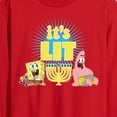 thumbnail image 2 of SpongeBob SquarePants - It's Lit Hanukkah - Men's Long Sleeve T-Shirt, 2 of 5