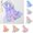 A, variant on Womens Flower Printed Soft Scarf Helii Ladies Elegant Lightweight Flowing Chiffon Shawl Wrap Under $5 Summer Sales for Evening Dresses Wedding Vacation Travel Daily