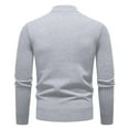 thumbnail image 4 of USNSM Men's Mock Turtleneck Long Sleeve Soft Lightweight Casual Slim Fit Pullover Stretch Knit Top for Fall Winter Gray XXXL, 4 of 6
