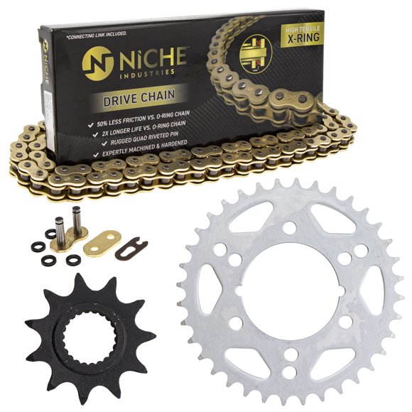 Niche Sprocket Chain Set for Polaris Trail Blazer 250 11/36 Tooth 520 X-Ring ATV MK1005074