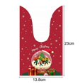 thumbnail image 5 of 50Pcs Christmas Candy Bag Rabbit Ears Santa Snowman Elk Glass Ball Food Grade EVA Chocolate Cookie Treat Snack Goody Bag Party Favor Pack Kit Qinghai, 5 of 5