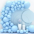 thumbnail image 4 of Gecter 110 Pcs Blue Balloon Garland Kit, 5-18'' Rubber Balloons for Baby Shower & Birthday Decor, 4 of 16