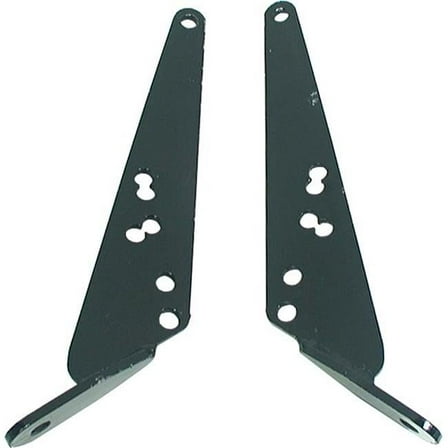 Allstar Performance ALL38112 Motor Mount - Bolt-On - Steel - Black Powdercoat - Rear - Pair