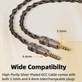 thumbnail image 2 of Kefine Quatio HiFi in Ear Monitor headphone,Wired Earbuds no Mic IEM Bass with 2DD+2BA Hybrid,3 Tuning Nozzles,with Detachable Cable for musicians, 2 of 9