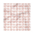 thumbnail image 1 of Food Decorative Napkins Set of 4, Continuous Delicious Breakfast Toasts Eggs Fish Rucola Bacon Pattern, Silky Satin Fabric for Brunch Dinner Party, 12", Pale Vermilion and White, by Ambesonne, 1 of 2