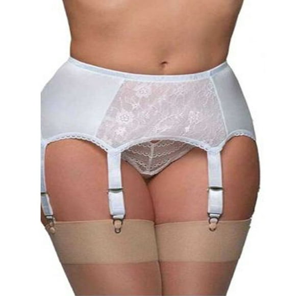 Vintage High Waist Garter Belt Mesh Suspender Belt Straps Garter Belt
