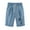 #29 Light Blue, variant on Women's Casual Summer Shorts Drawstring Elastic Waist Short Pants with Pockets Cotton Linen Summer Loose Plain Shorts Comfy Beach Holiday Wide Leg Lounge Shorts for Ladies Plus Size 22 Army Green