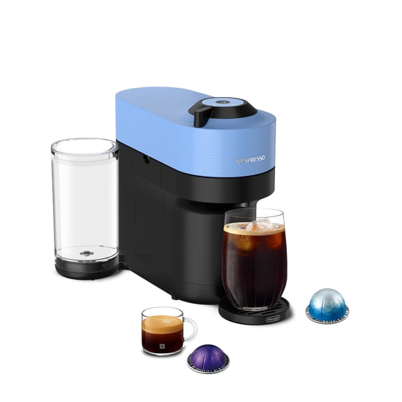Nespresso Vertuo Pop Coffee and Espresso Machine by De'Longhi, Pacific Blue