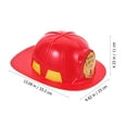 Adult Fireman Hat Plastic Fireman Helmet Fireman's Helmet Costume