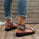 thumbnail image 5 of Zapatos planos de cuerda de cáñamo para mujer, sandalias de playa para exteriores, zapatillas informales que combinan con todo, sandalias de talla grande, verano 2023, 5 of 5