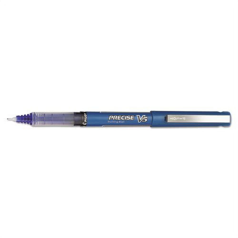 Pilot Precise V5 Stick Rolling Ball Pens, Extra Fine Point, Blue 10-PACK(35335)