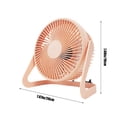 thumbnail image 4 of Xihbxyly Mini Ventilador de Escritorio, Portátil, con Alimentación Usb, Silencioso y Compacto, con Rotación de 360 Grados, Ideal para Oficina, Hogar y Viajes, Ideal para Cualquier Entorno, Diseño Fác, 4 of 7