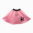 thumbnail image 6 of NOLDARES 50s Costumes for Girls 50s Poodle Dress with Polka-Dot Printed Scarf for Kids Halloween Costume(Pink,3-6 Years), 6 of 6