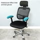 thumbnail image 3 of Yuarrent 2 paquetes/lote funda para silla agradable a la piel para silla de juego-impermeable y sin arrugas negro Type1 NO1, 3 of 6