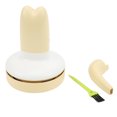 thumbnail image 1 of Desktop Vacuum Cleaner Mini Handheld Portable Office Table Dust Eraser Confetti SweeperYellow, 1 of 10