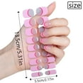 thumbnail image 5 of Gel Nails Stickers Semi Cured Gel Nail Strips Nails Polish Strips Nail Gel Wraps, 5 of 21