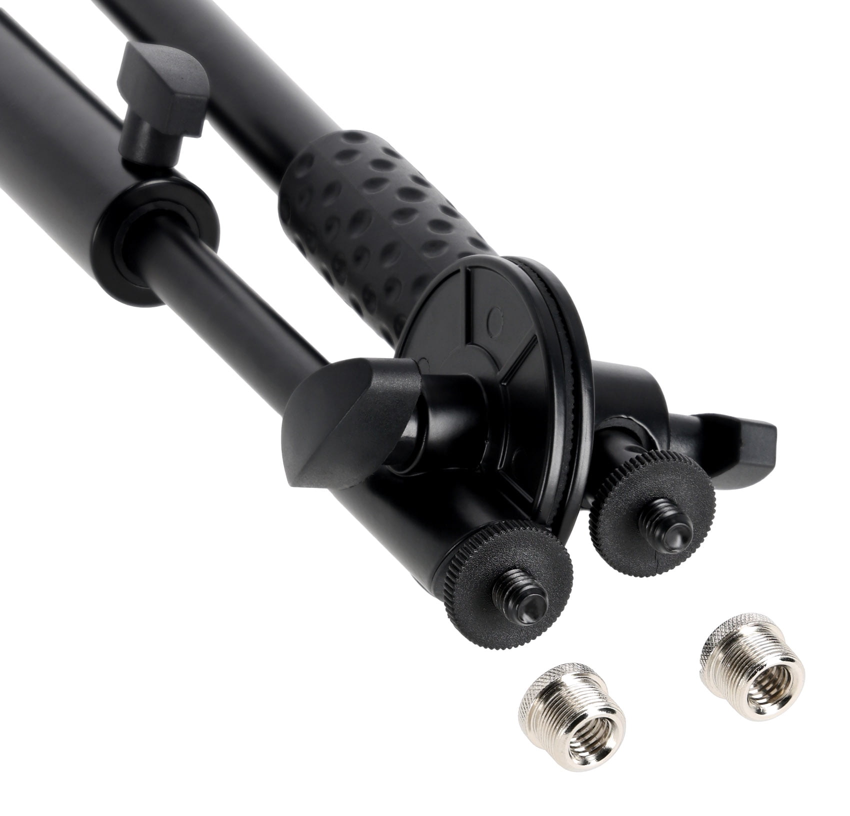 Rockville GIGSTAND DUAL Microphone+Tablet/Smartphone Mic Stand For Karaoke Party