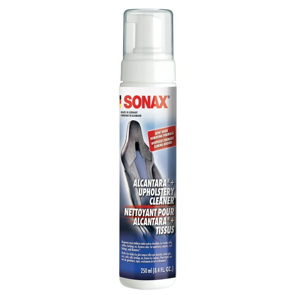 SONAX Upholstery and Alcantara Cleaner - Synthetic Suede Cleaner - Spot Stain Cleaner