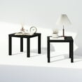 thumbnail image 6 of Furinno Classic Homey Square Nightstand, Bedside Tables, Set of 2, Black, 6 of 6