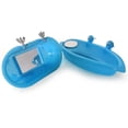thumbnail image 3 of Bird Bathtub Plastic Bird Bath Accessory Bird Cage Bath with Mirror for Parrots, 3 of 10