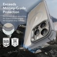 thumbnail image 4 of Funda ESR para iPhone 15 Pro Max con soporte MagSafe, color gris transparente, 4 of 8