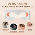 thumbnail image 6 of Under Eye Light Therapy Massager Glasses,  3 Modes USB Rechargeable Eye Massage Beauty Machine Vibration LED Light Therapy Eye Care, 6 of 9