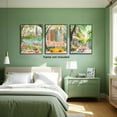 thumbnail image 3 of Hieng New York City Poster Travel Wall Art Canvas Framed Watercolor NYC Central Park Landmarks Artwork Decor Painting Prints Pictures Set of 3 for Bedroom Living Room Bathroom Office 16x24in, 3 of 5