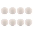thumbnail image 1 of 8-Pack 100% Premium Wool Dryer Balls XL,Handmade,Eco-Friendly,All-Natural Fabric Softener, 1 of 5