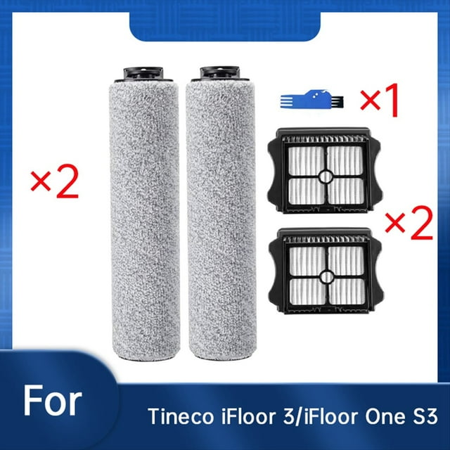 Repuestos para Rodillos de Cepillo y Filtros HEPA para Aspiradoras Inalámbricas para IFloor 3/IFloor One S3.