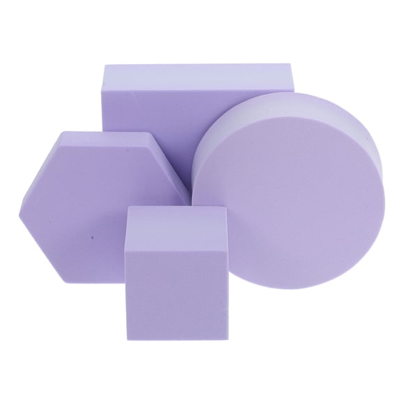 UPOUART Lavender Rectangular Prism Photo Props For Product Photography 4Pcs Set