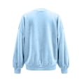 thumbnail image 4 of bravefron Women's Velour Cardigan Coat Jacket Long Sleeve Open Front Outerwear Soft Warm Button Jacket with Side Pockets Fall Velvet Casual Jackets, 4 of 5
