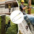 thumbnail image 4 of 1 Pack Rope Roof Harness Construction Harness, Professional Safety, Heavy Load Support, with Adjustable Straps, Equipment for Tree Climbing Electrical Work Roof Adventure Outdoor Hunting, 4 of 9