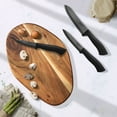 thumbnail image 2 of Hecef Juego de Cuchillos de Cerámica de 3 Piezas con Protectores de Hoja, Cuchillo de Chef para Pelar Verduras y Frutas, 2 of 9