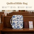 thumbnail image 7 of ZUXONGSY Palm Tree Print Bible Cover Case for Women Quilted Bible Cover Lightweight ChuZU Bag with Tabs & Zippered Christian Tote Bag for Book Lover, 7 of 7