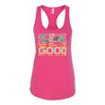thumbnail image 2 of Wild Bobby Sea The Good Surfboard Sun Rise Good Vibes Nature Lover Women Racerback Tank Top, Raspberry, X-Large, 2 of 6