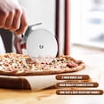 thumbnail image 3 of U Chef Rebanador de pizza de acero inoxidable U Chef Rebanador de acero inoxidable, 3 of 6