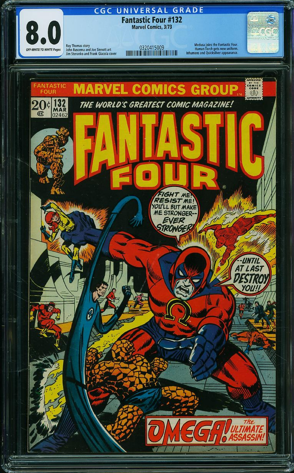 Cover of Fantastic Four #132