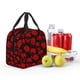 thumbnail image 5 of Easygdp Red Skulls Bolsa Térmica Premium - Tela Oxford Impermeable, Gran Capacidad, Bolsillo Frontal, Unisex para Trabajo, Escuela, Actividades al Aire Libre y Picnics, 5 of 8