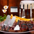 thumbnail image 4 of Kit De Accesorios Para Plancha Kit de plancha superior plana de 11 Uds., acero inoxidable, apto para lavavajillas, esencial para barbacoa al aire libre, 4 of 9