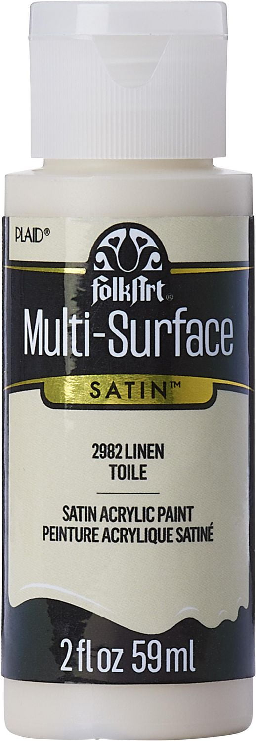FolkArt Multi-Surface Satin Acrylic Paint Linen, FolkArt Multi-Surface Paint