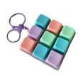 thumbnail image 3 of LeeQinersw Keyboard Fidget Keychain Accessories Keyring Toy for Gift Kids Adults School Style D, 3 of 9