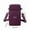 Purple, variant on JeashCHAT Small Crossbody Bag Gifts for Women, Mini Phone Purses with Crossbody Strap, Cell Phone Bag 3 Layer Multi Pocket Nylon Shoulder Bag Handbag with Zipper Closure
