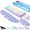 Cloud Wrist Rest - Purple, variant on Qutool Keyboard and Mouse Wrist Rest Pad, Ergonomic Wrist Plam Cushion with Non-Slip Base, White