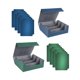 thumbnail image 2 of Caja de 2 barajas de cartas coleccionables con 8 separadores, resistente y duradera. Azul verde, 2 of 9