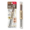 thumbnail image 3 of (2 pack) Revlon ColorStay Brow Fantasy, Eyebrow Pencil with Clear Shaping Gel, 002 Soft Brown, 3 of 15