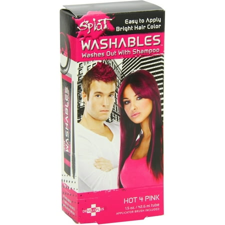 Splat Washables Hair Color Hot 4 Pink 1 50 Oz Splat Washables Hair Color Hot 4 Pink 1 50 Oz