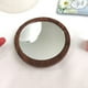 thumbnail image 2 of GOOHOCHY Espejo de viaje compacto portátil, espejo cosmético redondo, mini espejo de maquillaje de madera., 2 of 8
