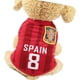 thumbnail image 3 of Chaleco de malla roja para aficionados españoles, talla XL Camiseta Vivid Dog World Cup, 3 of 8
